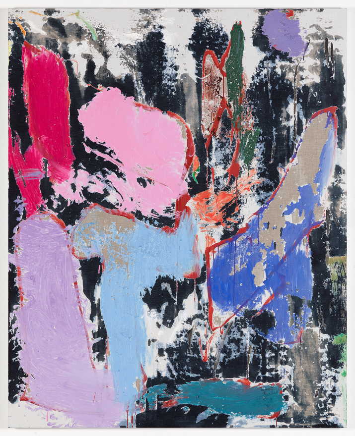 Secundino Hern&aacute;ndez Untitled, 2023 Acrylic and dye on linen 70 7/8 x 57 1/8 in 180 x 145 cm (SHE23.006)