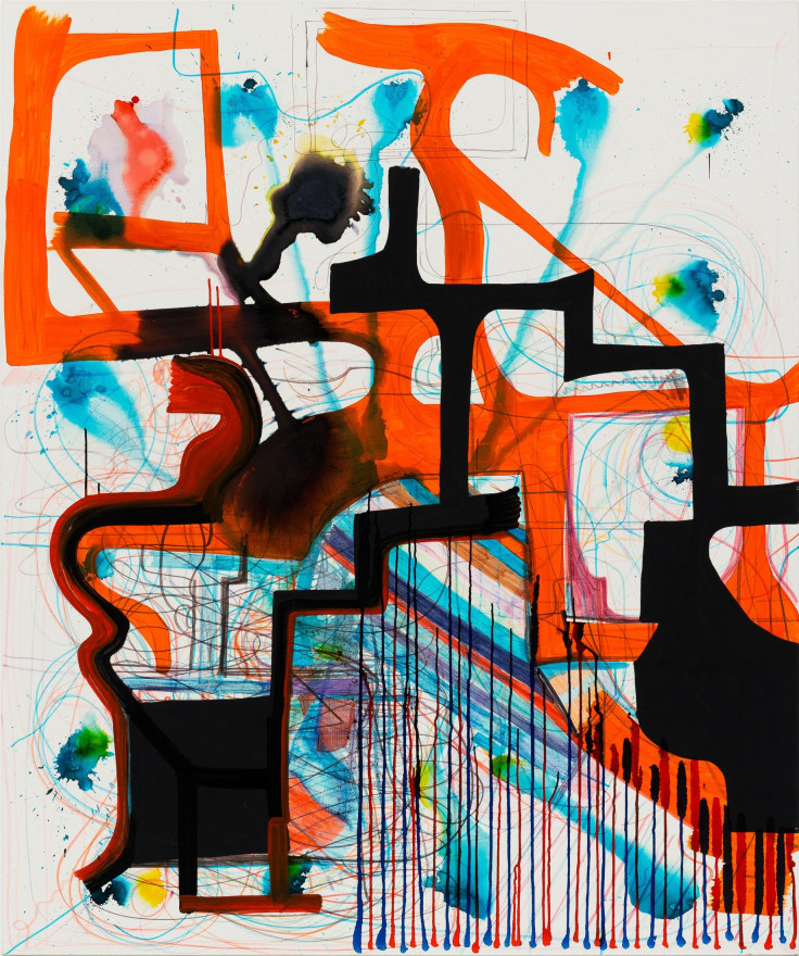 Joanne Greenbaum Untitled, 2015 Oil, ink and acrylic on canvas 60 x 50 in 152.4 x 127 cm (JGR21.016)