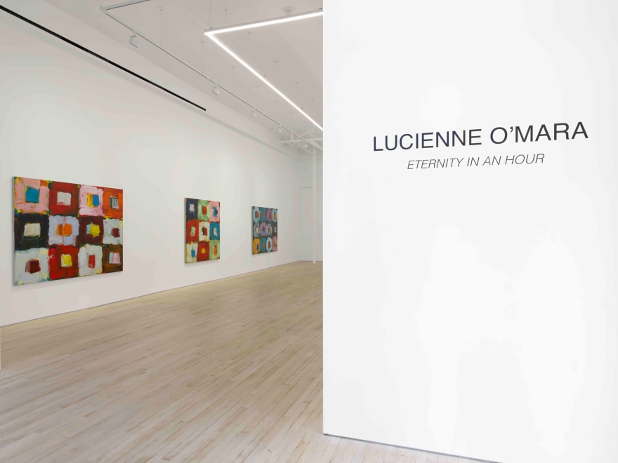 Installation view of Lucienne O'Mara, Eternity In An Hour, 380 Broadway, September 6 &ndash; October 12, 2024