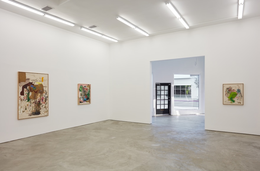 Installation view 2 of Michael Bauer: Soft Paintings (Bearnaise) (January 27 &ndash; March 11, 2017), Nino Mier Gallery, Los Angeles