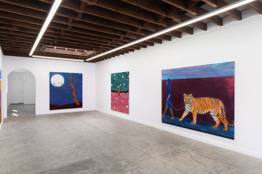 Installation view of Kasper Sonne, New Horizons, (February 10 - March 11, 2023). Nino Mier Gallery, Glassell Park.