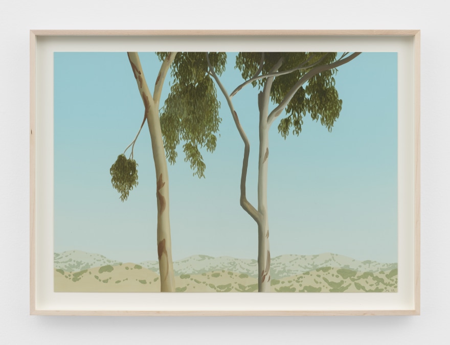 Jake Longstreth Untitled, 2022 Oil on paper 16 1/2 x 22 1/2 in (framed) 41.9 x 57.1 cm (framed) (JLO22.023)