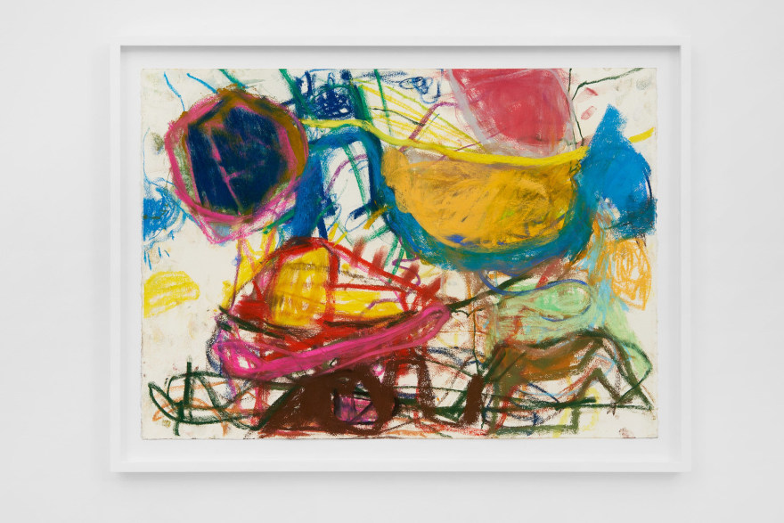 Anke Weyer Untitled, 2021 Pastel on paper 21 7/8 x 29 1/8 x 1 5/8 in (framed) 55.5 x 74 x 4 cm (framed) (AWE22.007)