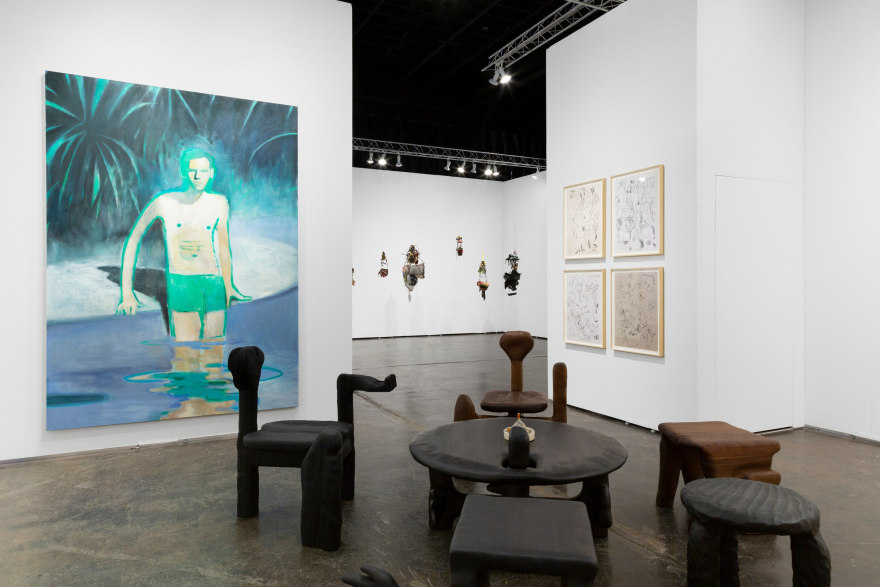 Installation view of NADA Miami, 2021, Nino Mier Gallery