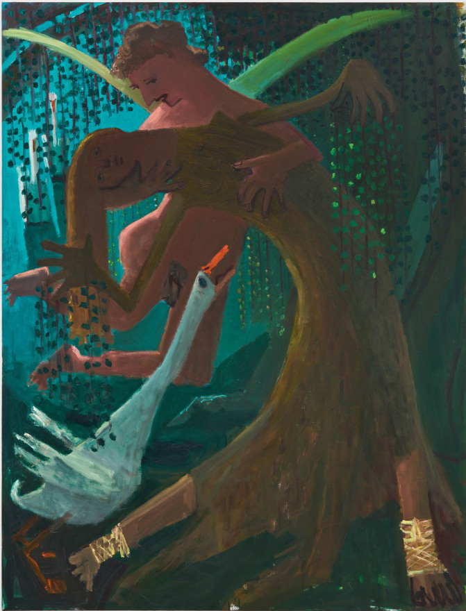 Kyle Staver Daphne, 2024 Oil on linen 64 x 53 in 162.6 x 134.6 cm (KST24.007)