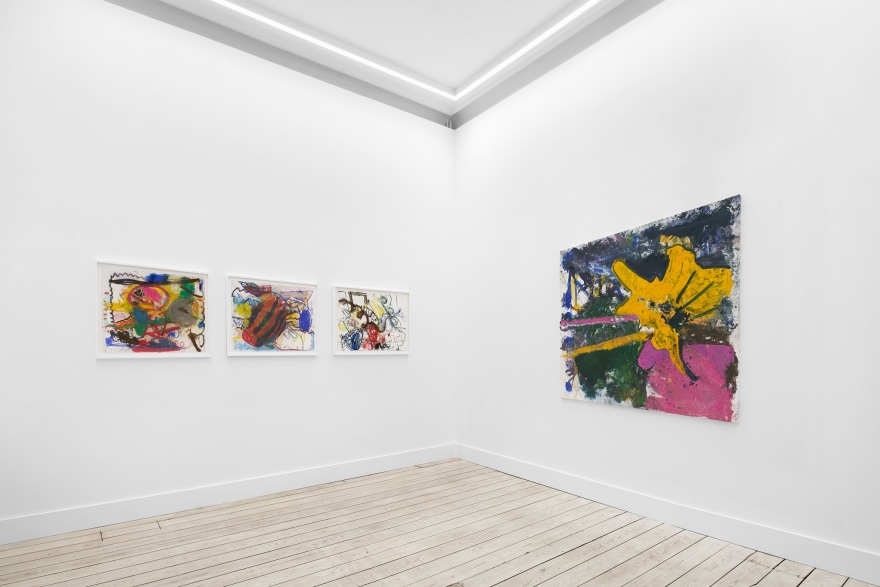 Installation view of Anke Weyer, Slob, (September 3 - October 1, 2022). Nino Mier Gallery, Brussels.