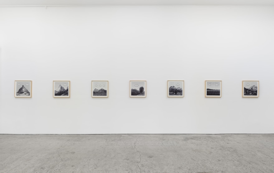 Installation view of Arno Beck, Zen Them To Hell, (September 16 - October 15, 2022). Nino Mier Gallery Four, Los Angeles.