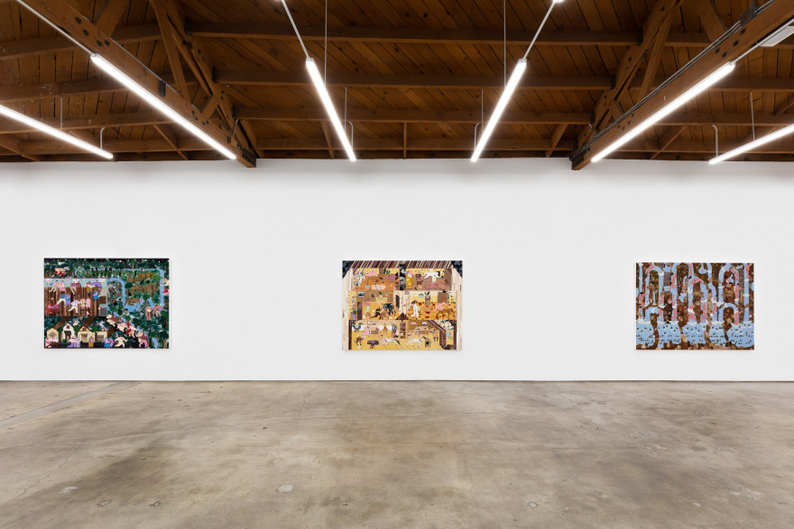 Installation View of Andrea Joyce Heimer: Loney Hunter (March 26-May 1, 2021) ​Nino Mier Gallery, Los Angeles, CA