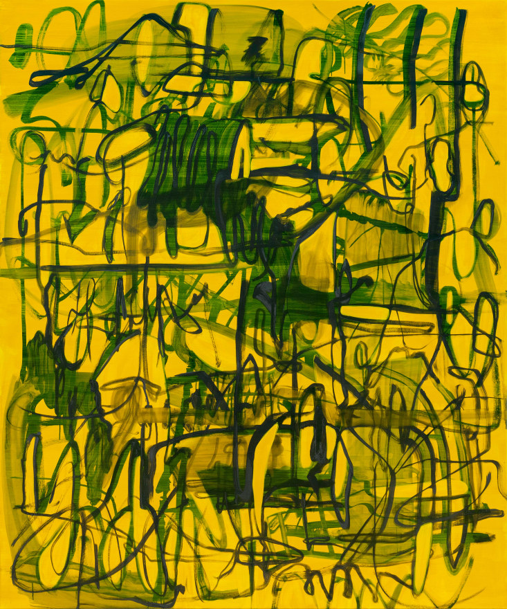 Jana Schr&ouml;der, Kadlites L21, 2019, Acrylic, graphite and lead on canvas 94 1/2 x 78 3/4 in (240 x 200 cm), JSR19.021