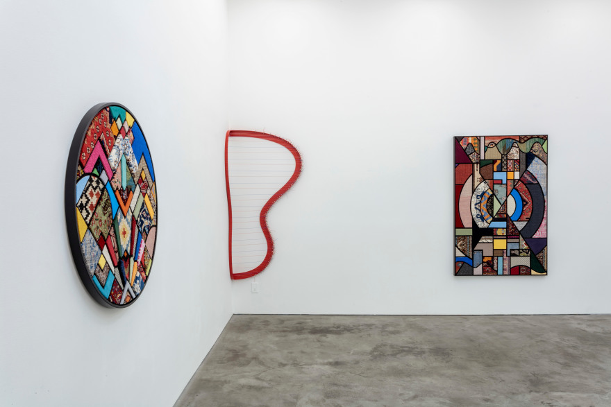 Installation View of Nevin Aladag, SOCIAL FABRIC, February  18 - March 19, 2022 Nino Mier Gallery