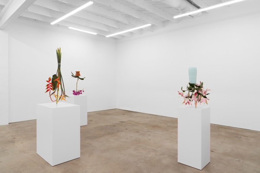 Installation View of Tony Matelli, Arrangements, (November 12 - December 23, 2022). Nino Mier Gallery Three, Los Angeles.