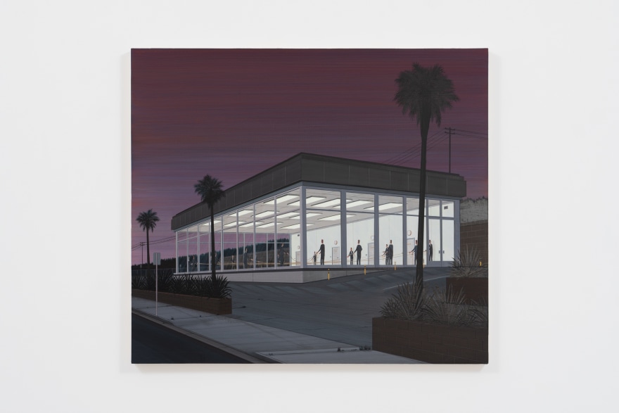 Ian Davis Violet Hour, 2022 Acrylic on panel 30 x 34 in 76.2 x 86.4 cm (IDA22.001)