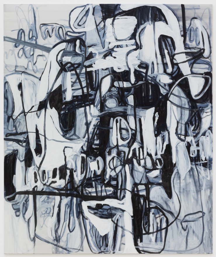 Jana Schr&ouml;der, NEUROSOX L3, 2020. Acrylic, graphite and oil on canvas, 94 1/2 x 78 3/4 in, 240 x 200 cm (JSR20.006)