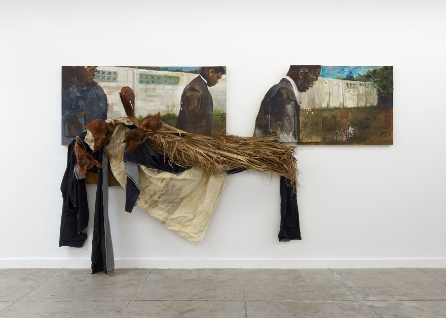 Installation View of Kareem-Anthony Ferreira, Cloth (February 19 - March, 2022) ​​​​​​​Nino Mier Gallery, Glassell Park