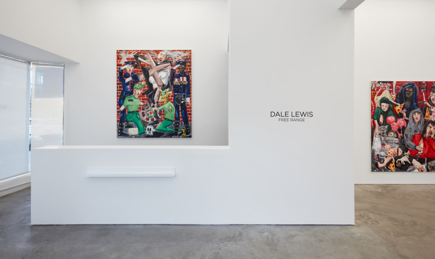 Installation View of Front Desk Area of &quot;Front Range&quot; Exhibition (2018)