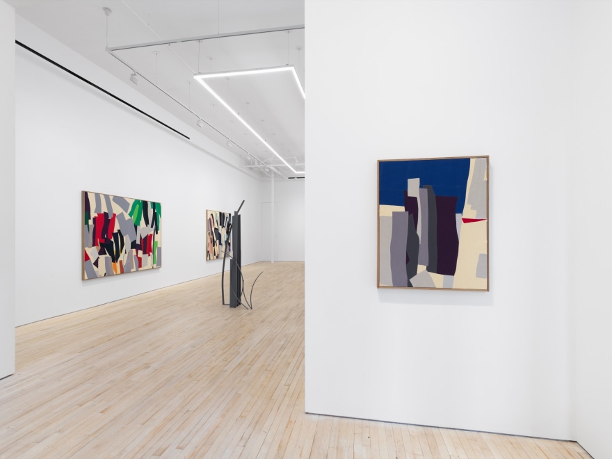 Installation view of Ethan Cook, Free Hand, Nino Mier Gallery, Tribeca, April 4 &ndash; May 9, 2025