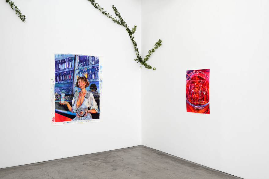 Installation view of &nbsp;GIULIA MESSINA The Fool's Dream&nbsp;  LOS ANGELES&nbsp; GALLERY FOUR (January 5 - February 17, 2024)