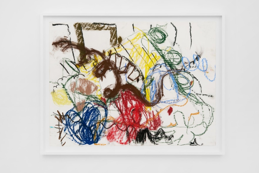 Anke Weyer Untitled , 2022 Pastel on paper 25 3/8 x 32 7/8 x 1 1/2 in (framed) 64.4 x 83.5 x 3.8 cm (framed) (AWE22.008)