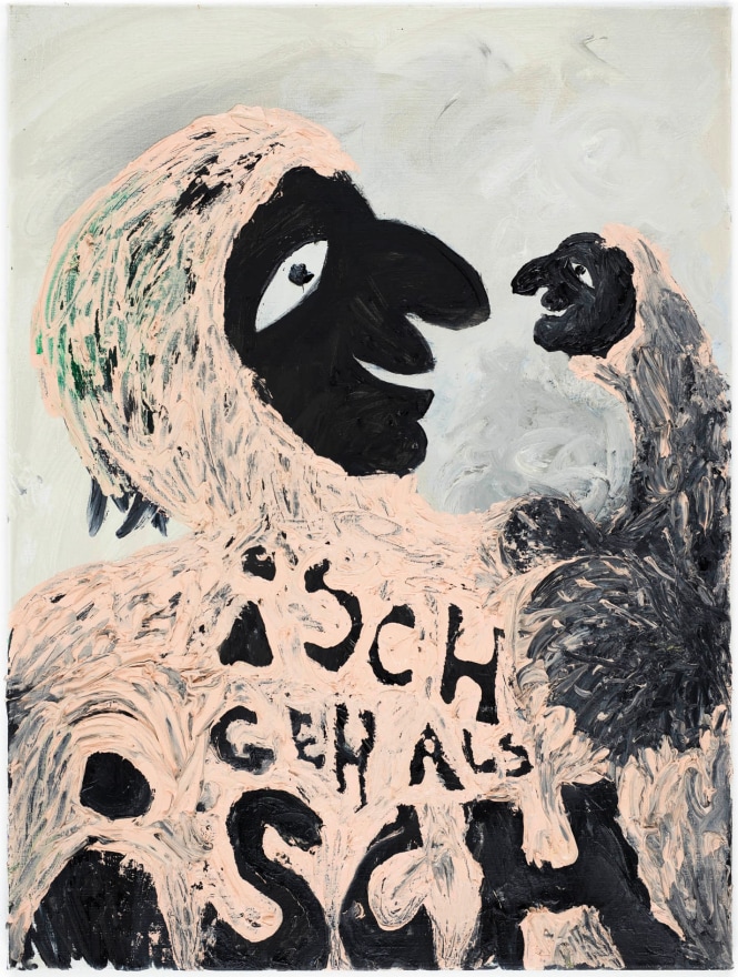 Bendix Harms, Isch geh als Isch, 2014, Oil on canvas, 31 1/2 x 23 5/8 in (80 x 60 cm), BHA14.001