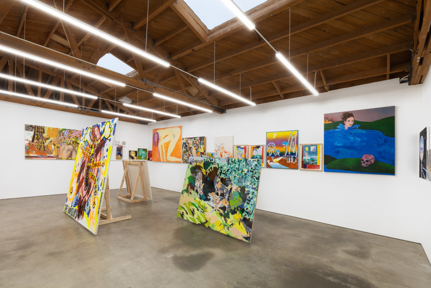Installation view 3 of To Paint is To Love Again, Curated by Olivier Zahm (January 18-28, 2020) at Nino Mier Gallery, Los Angeles