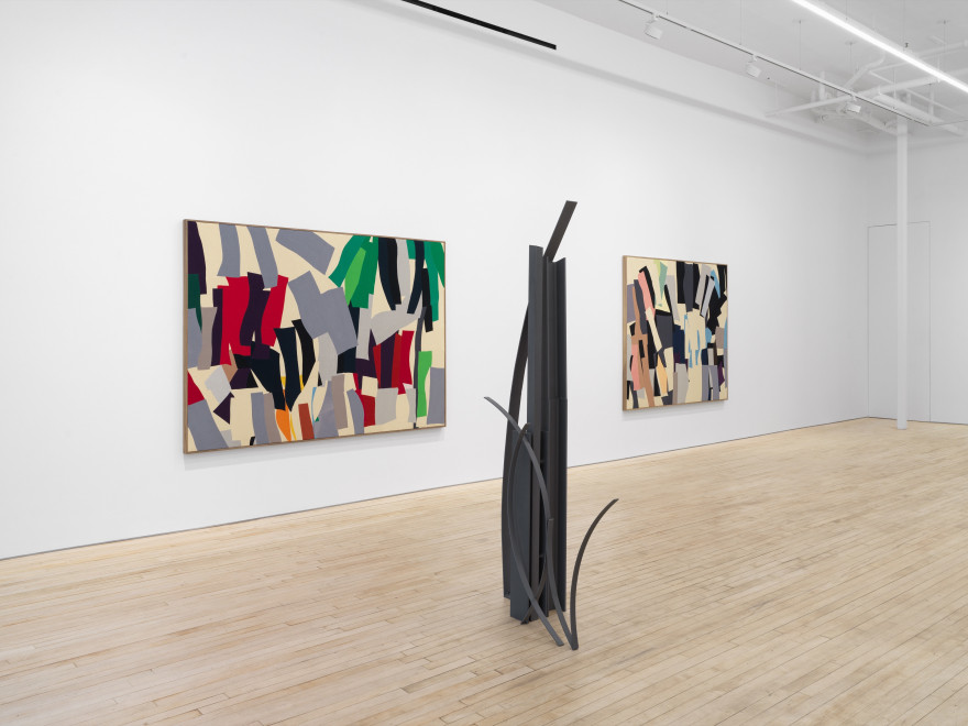 Installation view of Ethan Cook, Free Hand, Nino Mier Gallery, Tribeca, April 4 &ndash; May 9, 2025