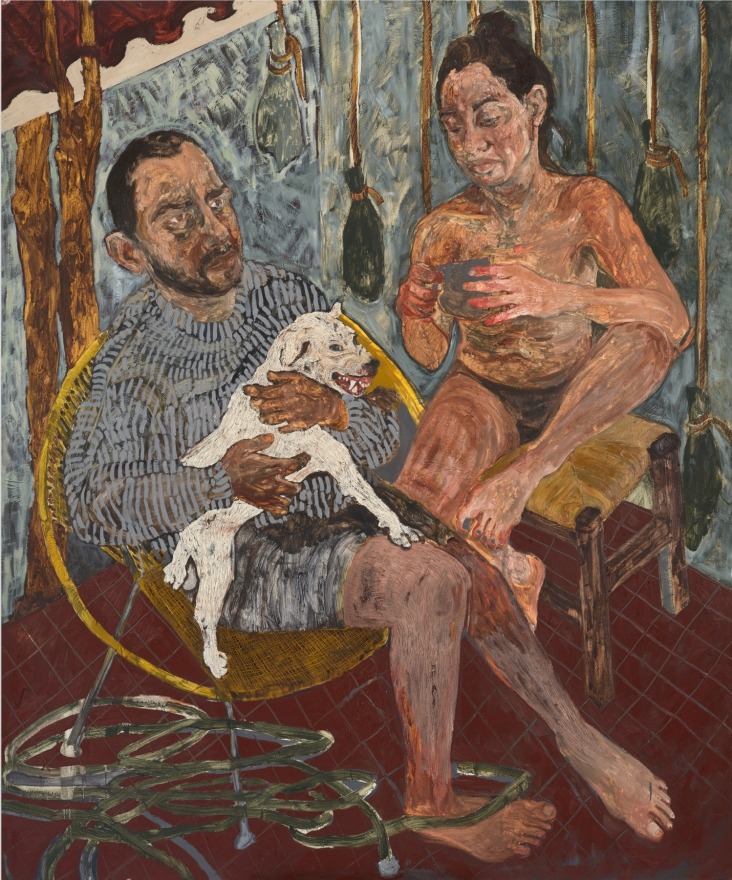 Bernadette Despujols Ahorcaditos de Sigfredo, 2022 Oil on canvas 72 x 60 in 182.9 x 152.4 cm (BDE22.007)