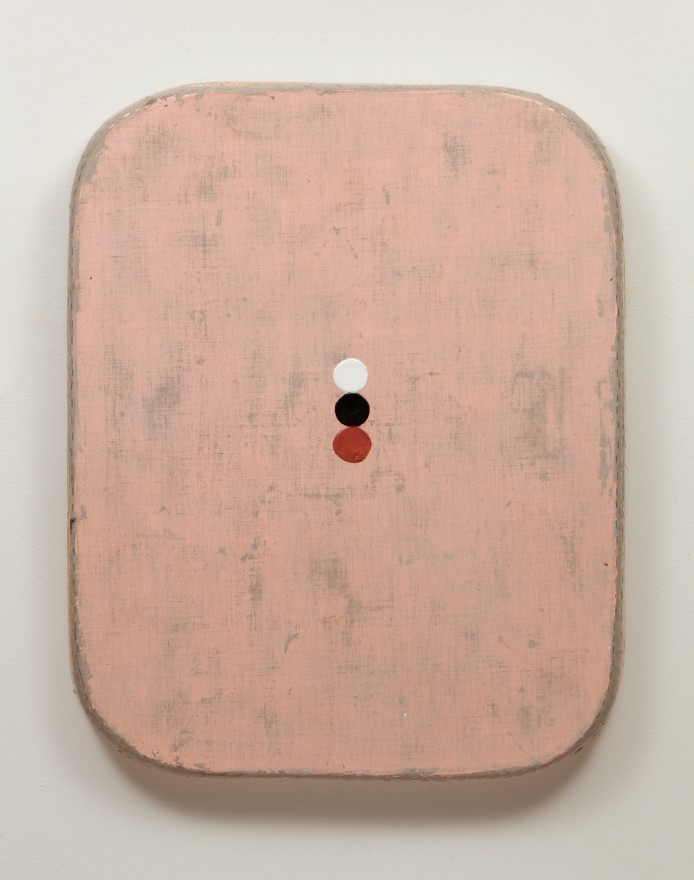 Otis Jones Pink with 3 Circles, 2014 Acrylic on linen