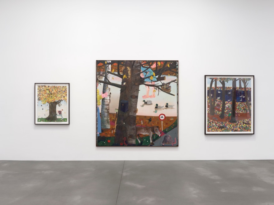 Installation view of Pieter Jennes,&nbsp;Bird Tales, Nino Mier Gallery, 62 Crosby, September 7 &ndash; October 12, 2024