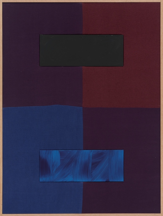 Ethan Cook Flowers of Spirit III, 2023 Hand woven cotton and acrylic on aluminum 40 x 30 in 101.6 x 76.2 cm (ECO23.037)
