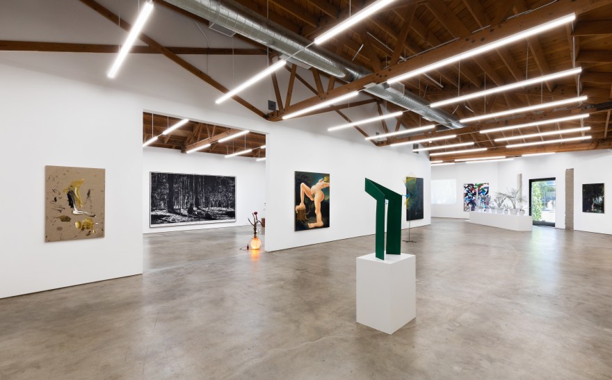 Some Trees, Organized by Christian Malycha, 2019, Nino Mier Gallery, Los Angeles, Installation view of Eastern Side of Main Room