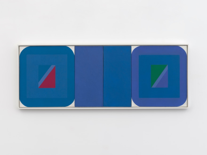 Georg Karl Pfahler
Metro HH B4, 1968
Acrylic on canvas
23 x 60 7/8 in (framed)
58.4 x 154.6 cm (framed)
(GKA25.001)