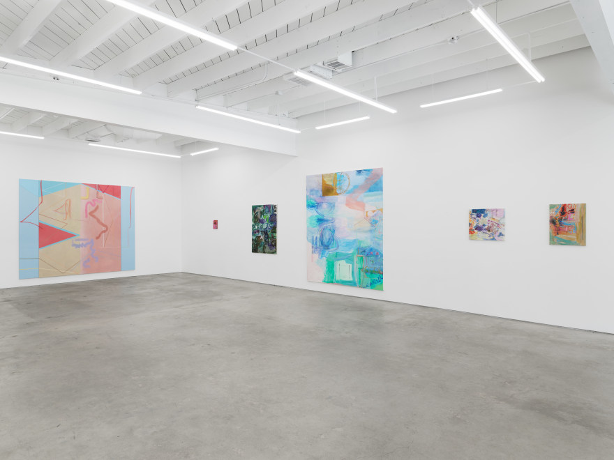 Installation view of Victoria Morton, A Warm Articulation, (February 11 - March 11, 2023). Nino Mier Gallery Three, Los Angeles.