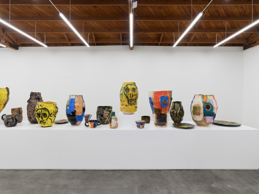 Installation view of Roger Herman, Keramik, (February 11 - March 11, 2023). Nino Mier Gallery One, Los Angeles.