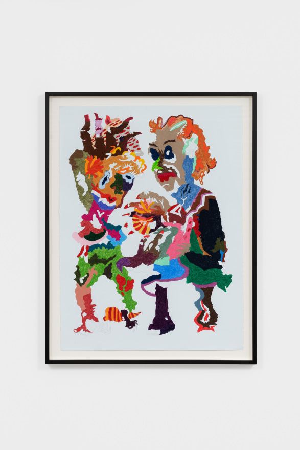 Cindy Phenix Vigorously Flourish, 2023 Pastel on paper 33 1/4 x 25 7/8 x 1 1/2 in (framed) 84.5 x 65.7 x 3.8 cm (framed) (CP23.014)