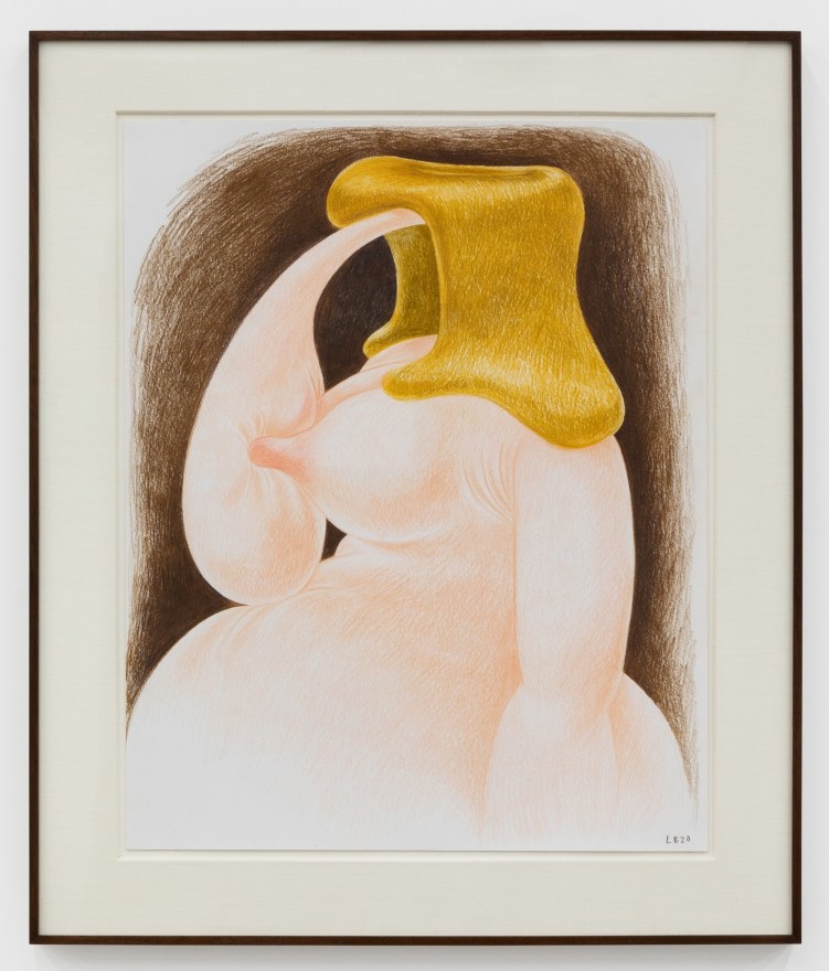 Louise Bonnet, TBT, 2020. Colored pencil on paper, 19 x 24 in, 48.3 x 61 cm (LB20.022)