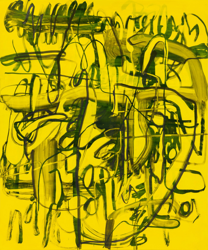 Jana Schr&ouml;der, Kadlites L20, 2019, Acrylic, graphite and lead on canvas, 94 1/2 x 78 3/4 in (240 x 200 cm), JSR19.018