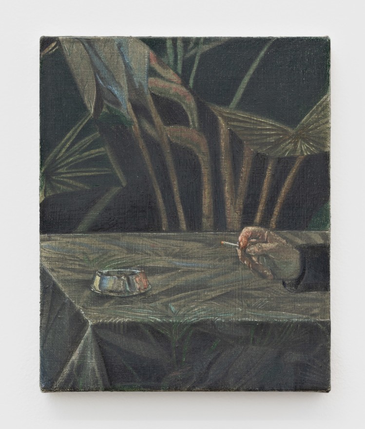 Marin Majic No Sorry, Busy, 2021 Colored pencil, oil color, marble dust on linen 11 x 9 in 27.9 x 22.9 cm (MMA21.026)