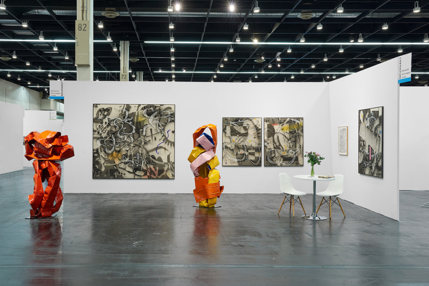 Art Cologne 2017, Installation view; Entire booth view