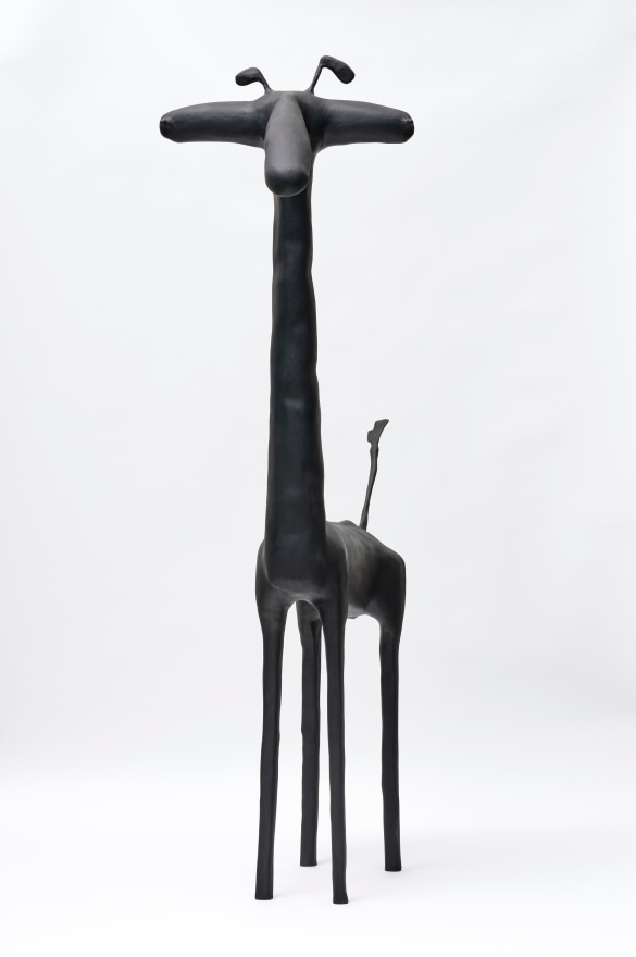 Rafa Macarr&oacute;n Untitled, 2022 Bronze (Black patina)&nbsp; Ed 1/6 plus 2 Aps 72 1/8 x 50 x 20 1/8 in 183 x 127 x 51 cm Weight: 70 kg (RMA22.001)