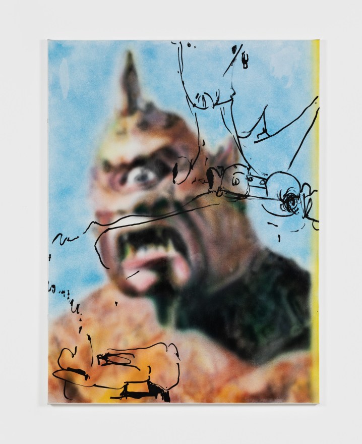 Antwan Horfee Ray's Cyclops, 2021 Acrylic on canvas 47 1/4 x 35 3/8 in 120 x 90 cm (HOR21.011)