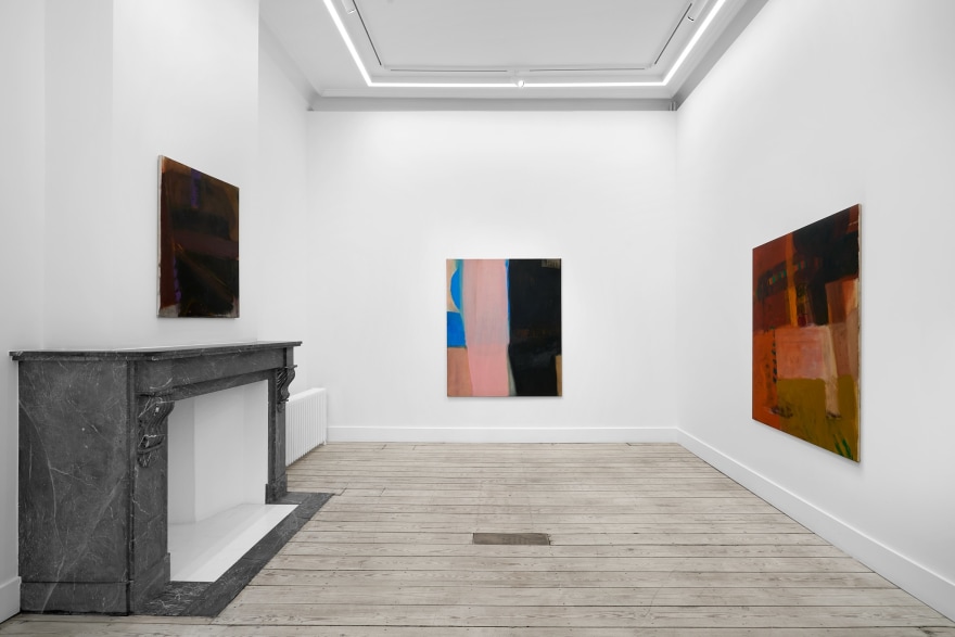 Installation view of Albert Irvin, Albert Irvin: Early Works from the '60s, Nino Mier Gallery, Brussels, October 24 – December 20, 2025