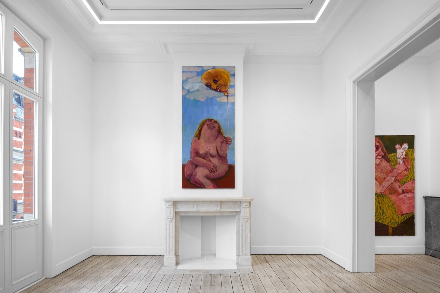 Installation view of Shanee Roe, Snarl Bloom, Nino Mier Gallery, Brussels, June 13 – July 19, 2025