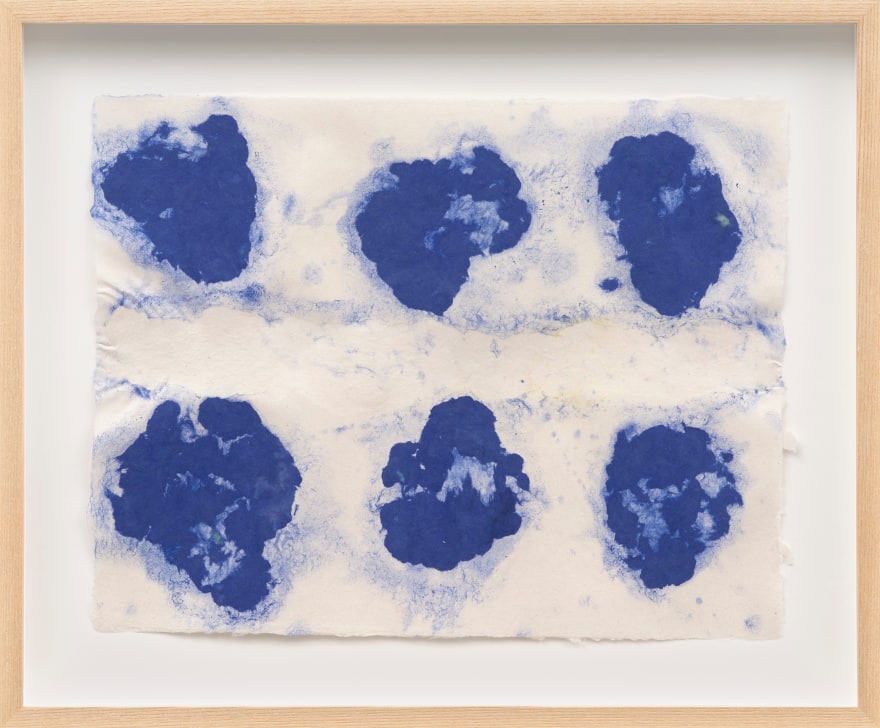 Ethan Cook Untitled, 2023 Pigmented paper pulp 14 3/4 x 17 3/4 in 37.5 x 45.1 cm (ECO23.110)