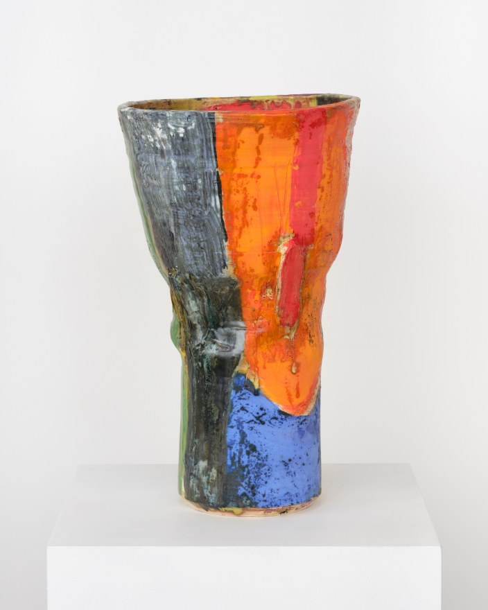 Roger Herman, Medium funnel, orange, red, 2023