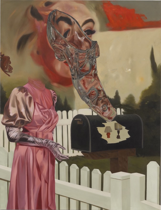 Lola Gil Going Outside, 2024 Oil and acrylic on linen 51 1/8 x 39 3/8 in 130 x 100 cm (LG24.003)