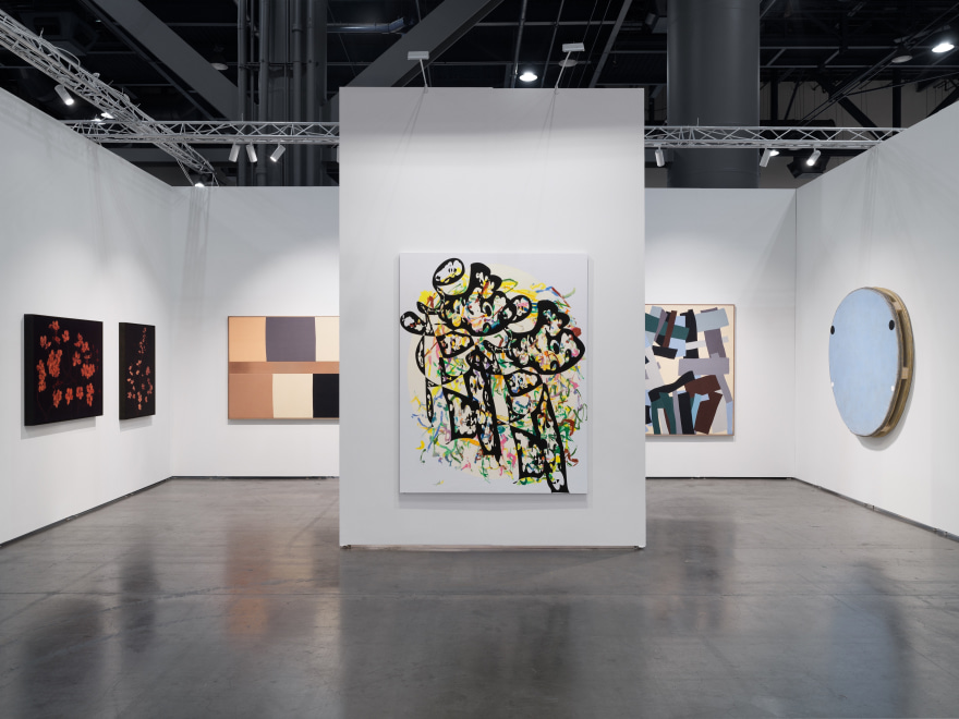 Installation view of Untitled Houston, Nino Mier Gallery, Booth #A23 (September 18 - 21, 2025)