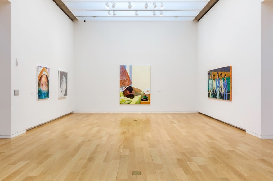 Installation view of Nicola Tyson and Celeste Dupuy-Spencer,  The Modern Art Museum of Fort Worth  (group show) 2022, &ldquo;Women Painting Women,&rdquo;&nbsp; Image Courtesy of The Modern Art Museum of Fort Worth