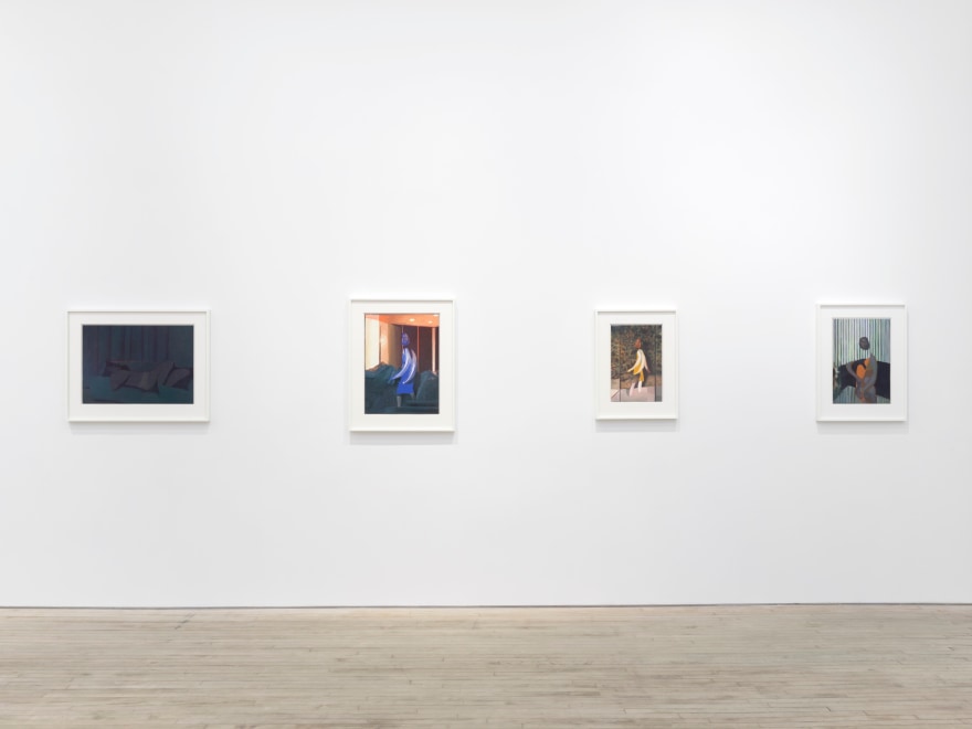 Installation view of Jonathan Wateridge, Works on Paper, Nino Mier Gallery, Tribeca, September 5 &ndash; October 18, 2025