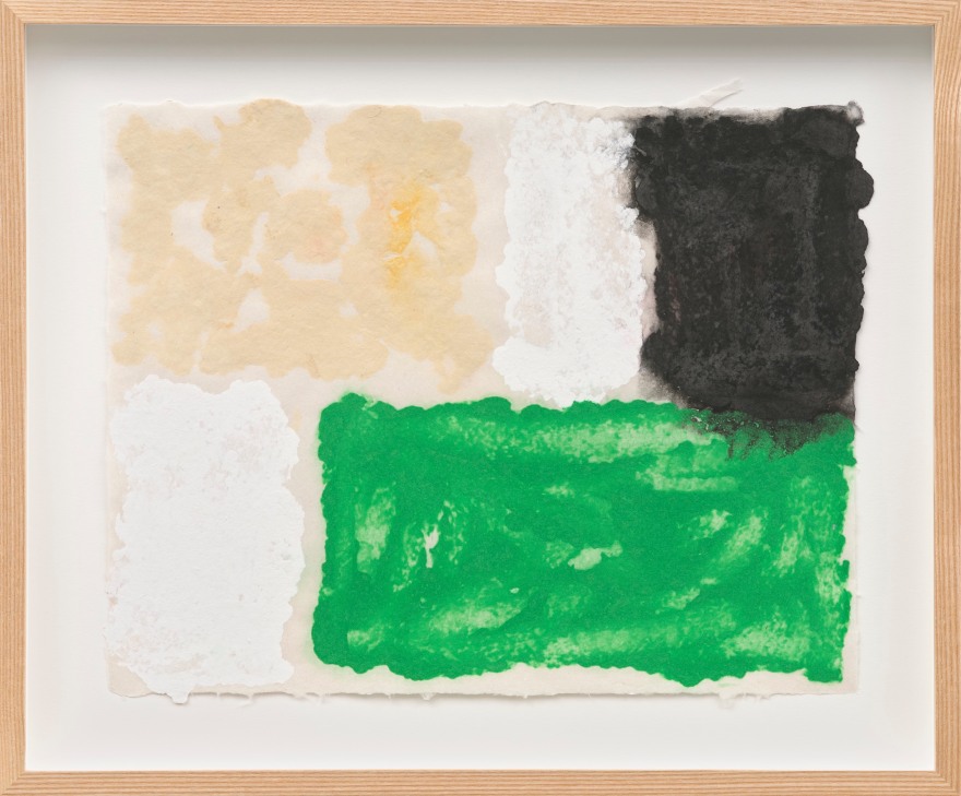 Ethan Cook Untitled, 2023 Pigmented paper pulp 14 3/4 x 17 3/4 in (framed) 37.5 x 45.1 cm (framed) (ECO24.005)