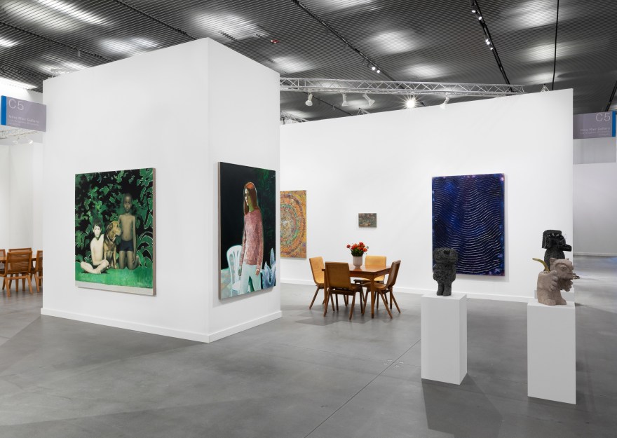 Installation View of Nino Mier Gallery at Frieze New York, 2021 (May 5-9, 2021)